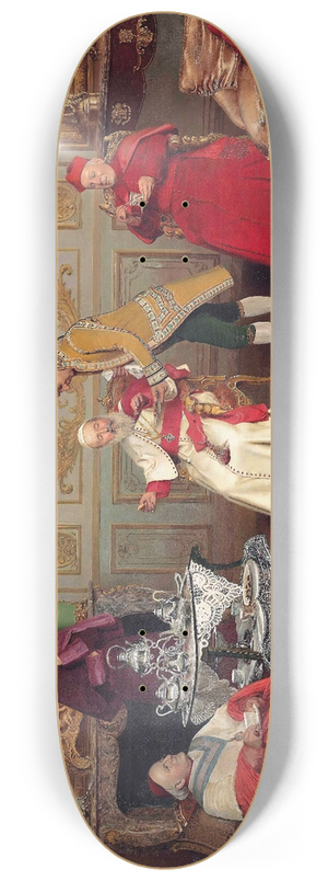 Georges Croegaert - A distinguished visitor 8.25 inch art skate deck