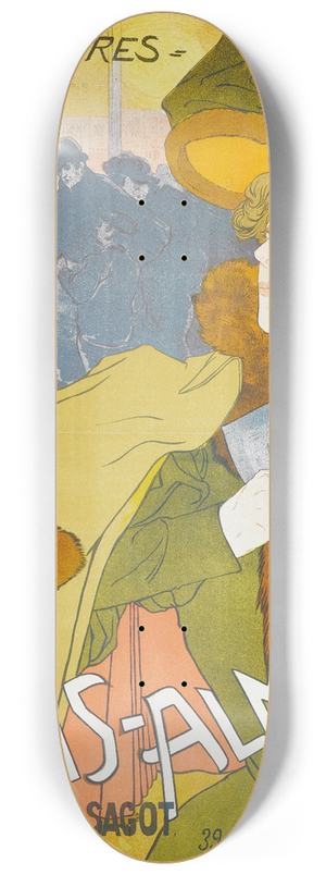 Georges de Feure - En Vente Chez Tous Les Libraires 8.25 inch art skate deck