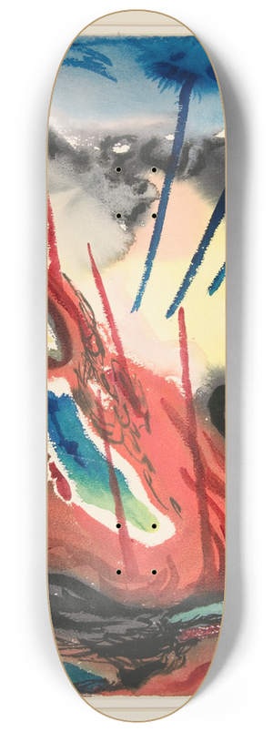 Fritz Stuckenberg - AbstractForms 8.25 inch art skate deck