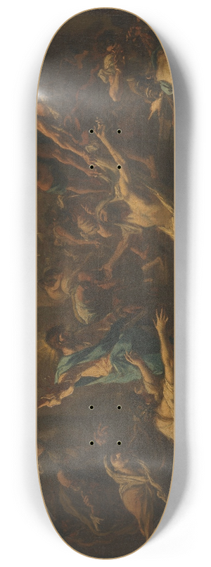 Alessandro Magnasco - The Raising of Lazarus 8.25 inch art skate deck