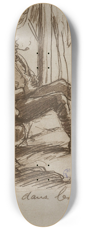 Georges Goursat (Sem) - Dans les sapes 8.25 inch art skate deck