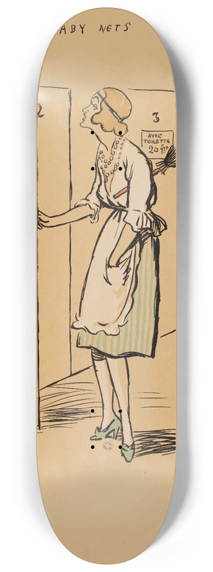 Georges Goursat (Sem) - Gaby Nets 8.25 inch art skate deck