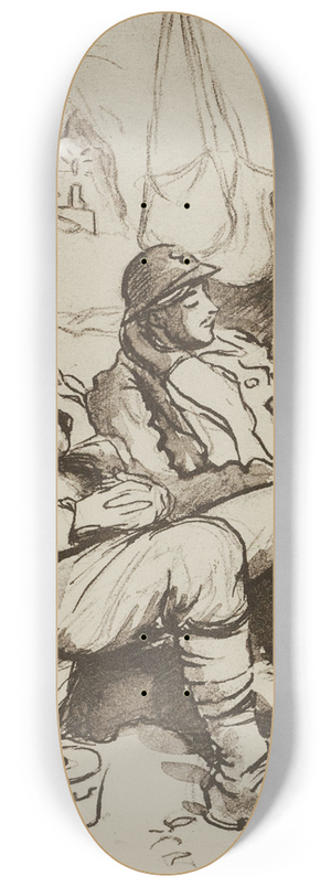 Georges Goursat (Sem) - La sape 8.25 inch art skate deck