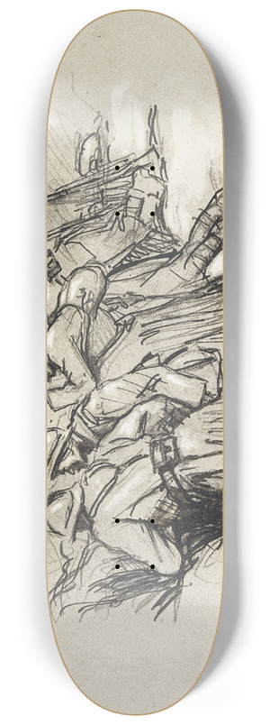 Georges Goursat (Sem) - Observation dans les tranches 8.25 inch art skate deck