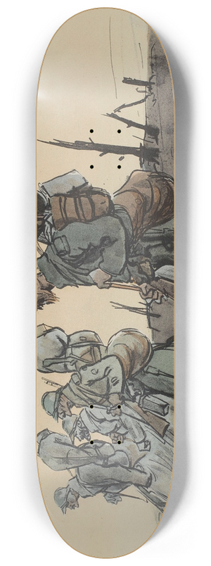 Georges Goursat (Sem) - Retour des tranches 8.25 inch art skate deck