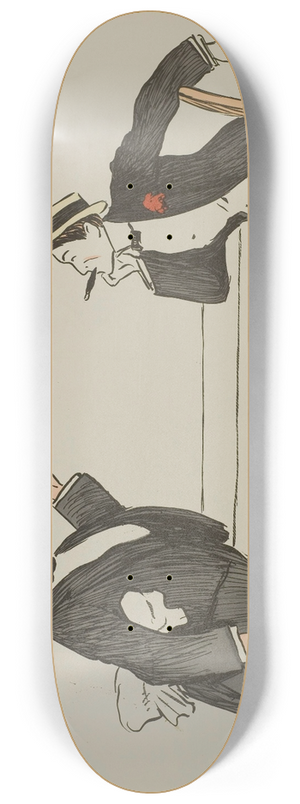 Georges Goursat (Sem) - un bon petit quart Vichy, mon prince 8.25 inch art skate deck