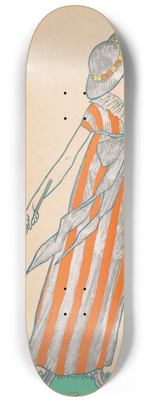 Georges Lepape - Les Papillons 8.25 inch art skate deck