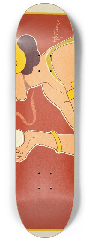 Georges Meunier - Caf Rajah 8.25 inch art skate deck
