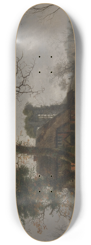 George Smith - Winter landscape 8.25 inch art skate deck