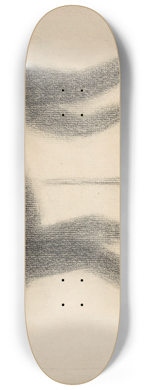 Georges Seurat - Monkey 8.25 inch art skate deck