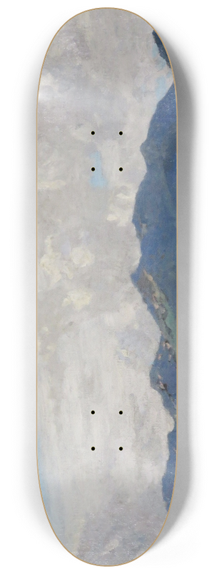 Fritz Wilhelm Rabending - Sommermorgen im Chiemgau 8.25 inch art skate deck