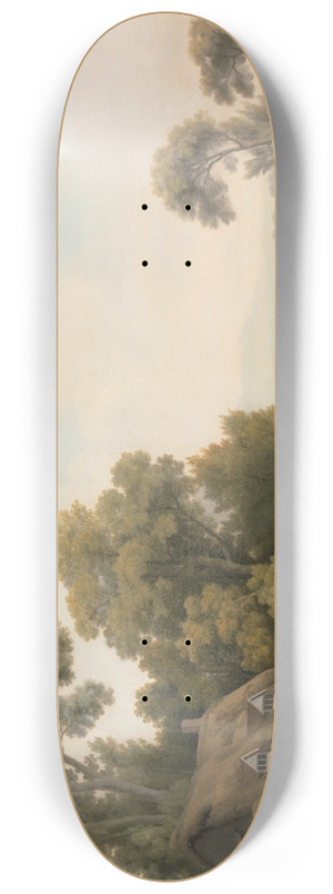 George Stubbs - Two Gentlemen Going a Shooting 8.25 inch art skate deck