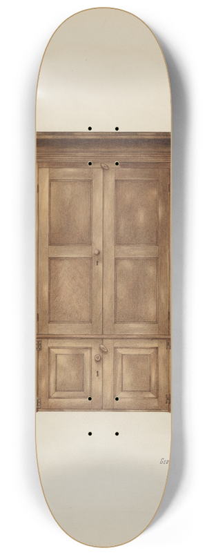 George V. Vezolles - Corner Cupboard 8.25 inch art skate deck