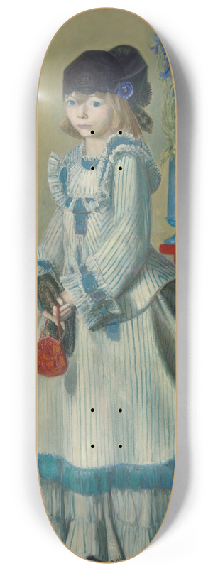 George Wesley Bellows - LadyJean 8.25 inch art skate deck