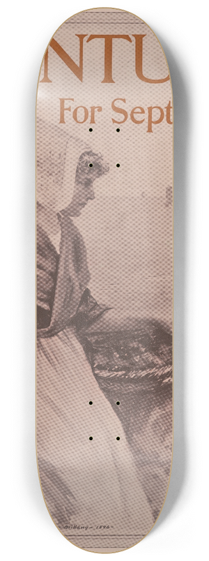 George Wharton Edwards - The century for September. 8.25 inch art skate deck
