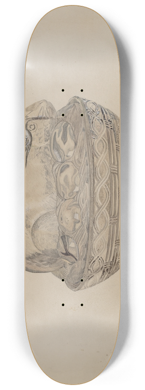 George Yanosko - Covered Rabbit Dish 8.25 inch art skate deck