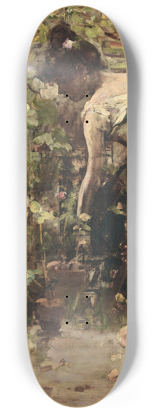 Alessandro Milesi - Ragazza tra i fiori 8.25 inch art skate deck