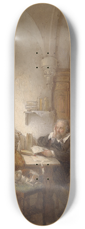 Georg Gillis van Haanen - Der Gelehrte 8.25 inch art skate deck