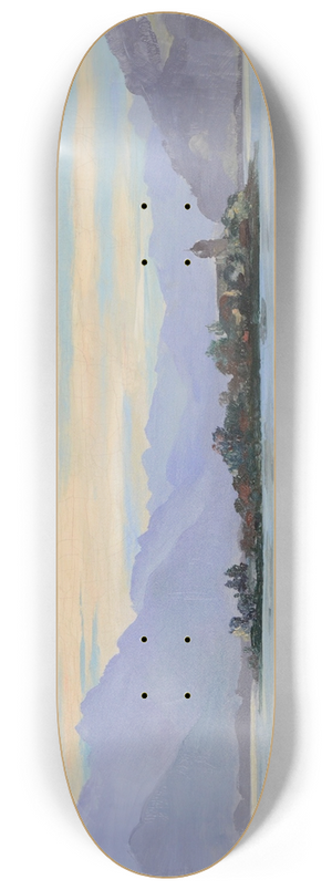 Gabriela von Frauenwrth - Blick auf Frauenchiemsee 8.25 inch art skate deck