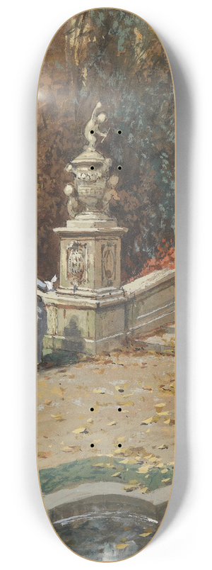 Georg Janny - An der Parkstiege 8.25 inch art skate deck