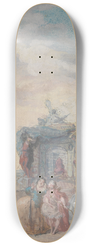 Gabriel de Saint-Aubin - Les ftes vnitiennes 8.25 inch art skate deck Gabriel de Saint-Aubin - Les ftes vnitiennes 8.25 inch art skate deck