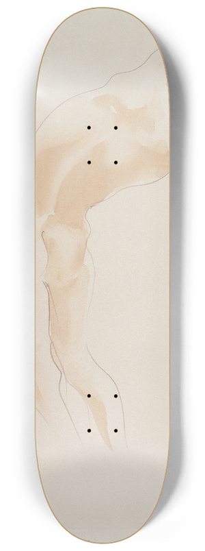 Georg Kolbe - Nude Study 8.25 inch art skate deck