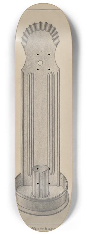 Gerald Bernhardt - Wall Sconce 8.25 inch art skate deck