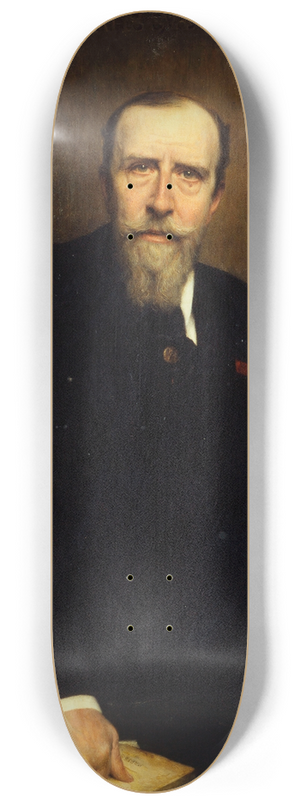 Gabriel Ferrier - Portrait de Paul Droulde (1846-1914), homme politique et crivain. 8.25 inch art skate deck