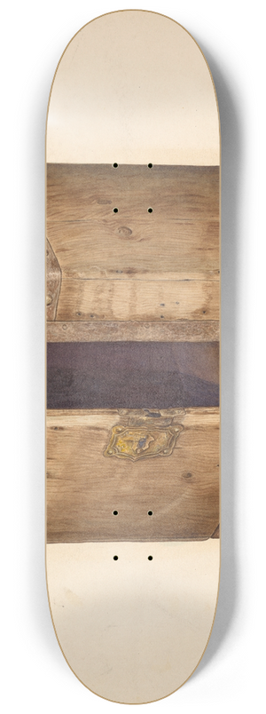 Gerald Scalise - Hat Box  Wood 8.25 inch art skate deck