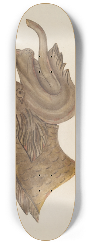 Gerard Barnett - Animal Head 8.25 inch art skate deck