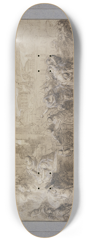 Gabriel-Franois Doyen - Death of Virginia 8.25 inch art skate deck