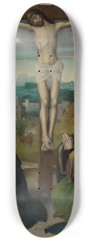 Gerard David - The Crucifixion 8.25 inch art skate deck