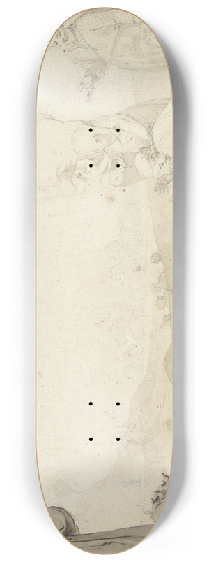 Gerard ter Borch - De doop van Christus 8.25 inch art skate deck
