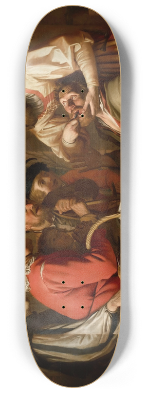 Gerard van Honthorst - The Tooth Puller 8.25 inch art skate deck
