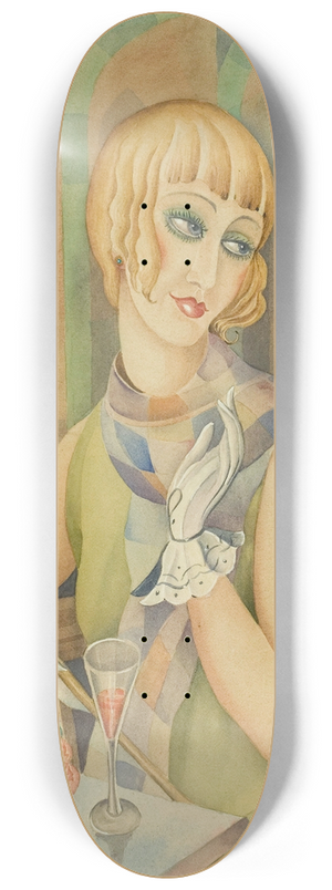 Gerda Wegener - Lili Elbe 8.25 inch art skate deck