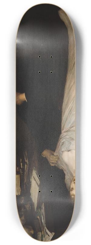 Gabriel von Max - Der Anatom 8.25 inch art skate deck