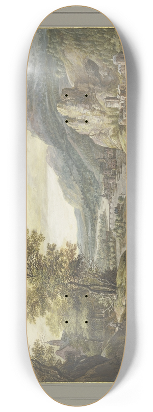 Gerrit Battem - Flat landscape 8.25 inch art skate deck