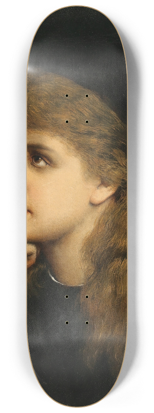 Gabriel von Max - Margarethe 8.25 inch art skate deck
