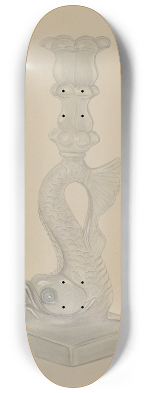 Gertrude Lemberg - Candlestick 8.25 inch art skate deck