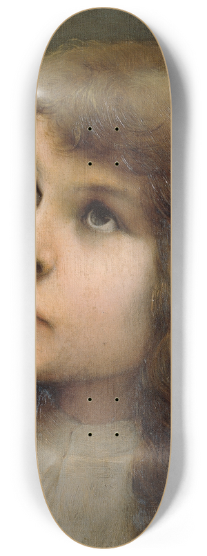 Gabriel von Max - Studienkopf 8.25 inch art skate deck