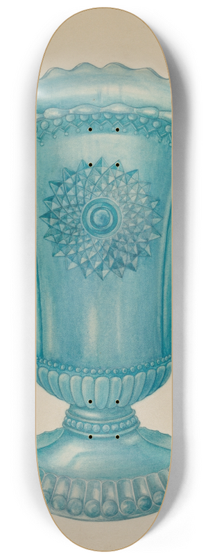Gertrude Lemberg - Vase 8.25 inch art skate deck