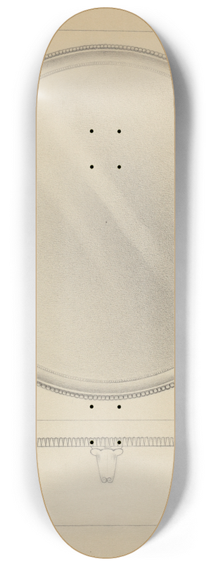 Giacinto Capelli - Silver Tray 8.25 inch art skate deck