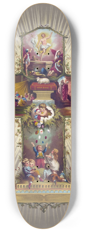 Gibson & Co. - Easter cross 8.25 inch art skate deck