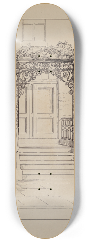 Gilbert Sackerman - Cast Iron Porch 8.25 inch art skate deck