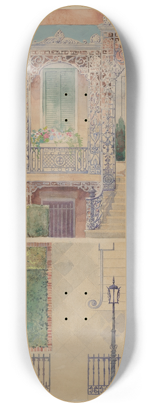 Gilbert Sackerman - Ornamental Iron 8.25 inch art skate deck