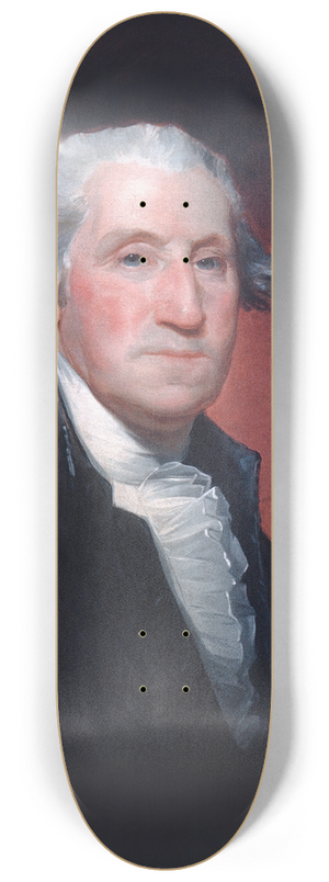 Gilbert Stuart - George Washington 8.25 inch art skate deck