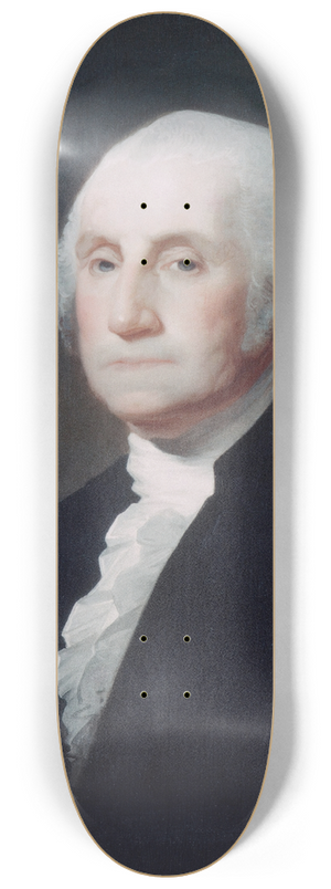 Gilbert Stuart - George Washington 8.25 inch art skate deck