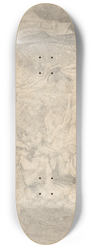 Gaetano Gandolfi - The Royal Family of Troy Mourning the Death of Hector 8.25 inch art skate deck
