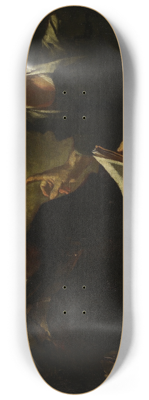 Gioacchino Assereto - Saint Augustine and Saint Monica 8.25 inch art skate deck
