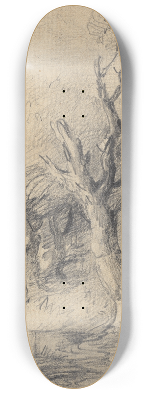 Gainsborough Dupont - Cottage and trees 8.25 inch art skate deck